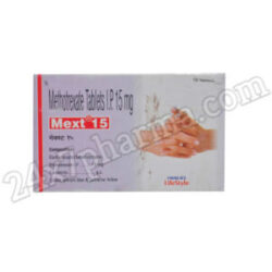 Mext 15mg Tablet 10'S