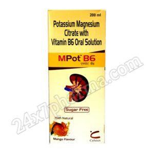 Mpot B6 Sugar Free Mango Flavour Oral Solution 200ml