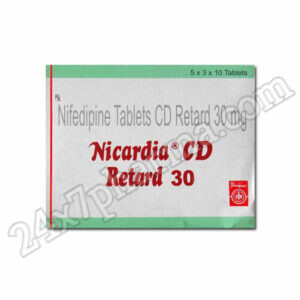 Nicardia CD Retard 30mg Tablet 30's