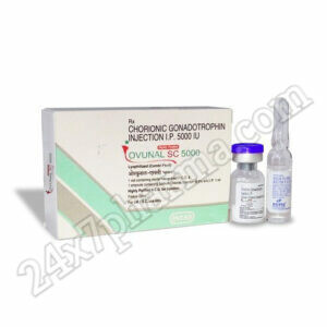 Ovunal SC 5000IU Injection 1's (3 Ampoules)