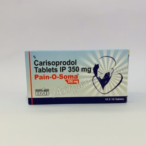 Pain-O-Soma Carisoprodol 350mg Tablet (100 Tablets)