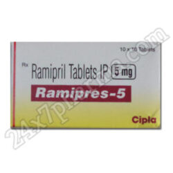 Ramipres 5mg Tablet 10's