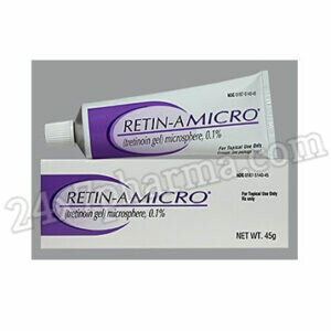 Retino A Micro 0.1% Gel 15gm (3 Pack)