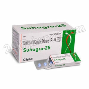 Suhagra-25mg Tablet 4's