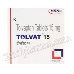 Tolvat 15mg Tablet 4'S