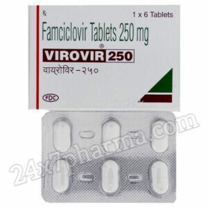 Virovir 250mg Tablet 6's