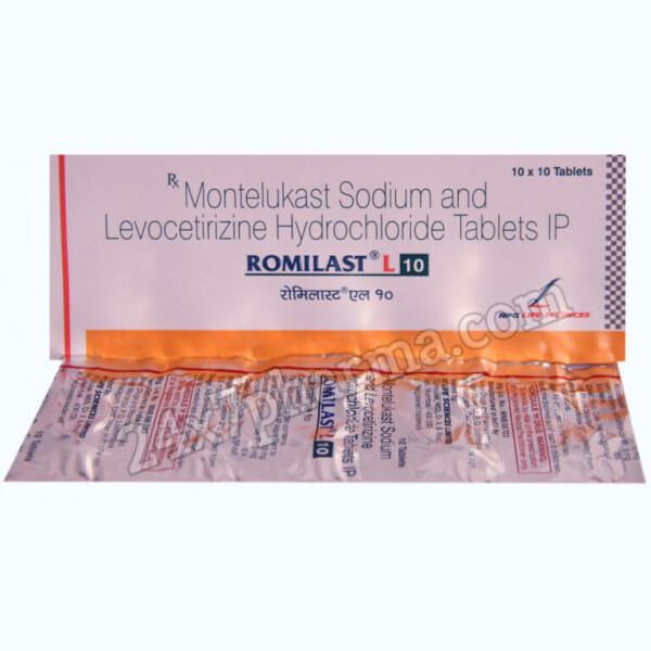 Romilast L 10mg Tablet 20’S