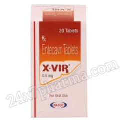 X Vir 0.5mg Tablet 30'S