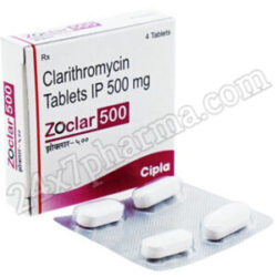 Zoclar 500mg Tablet 8's