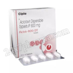Acivir DT 800mg Tablet 5's