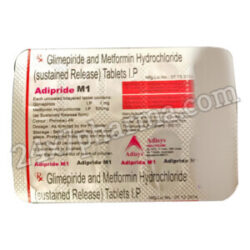 Adipride M 1mg Tablet 30's