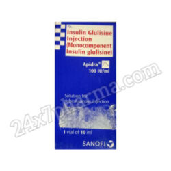 Apidra 100IU Injection 1X10ml