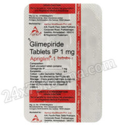 Apriglim 1mg Tablet 30's