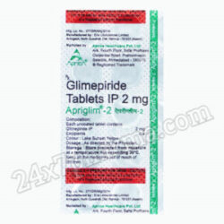 Apriglim 2mg Tablet 30's