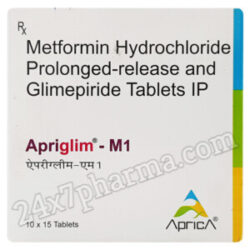Apriglim M 1mg Tablet 30's