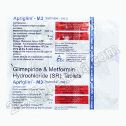 Apriglim M 3mg Tablet 30's