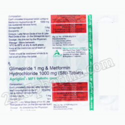 Apriglim MF 1 Tablet 30's