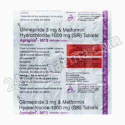 Apriglim MF 3 Tablet 30's