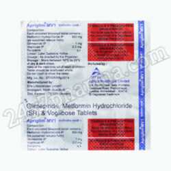 Apriglim MV 1 Tablet 30's