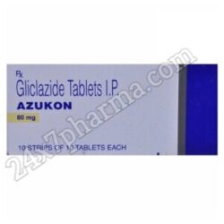 Azukon 80mg Tablet 30'S