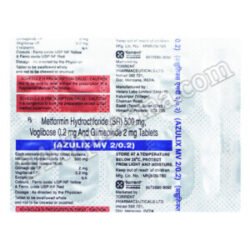 Azulix MV 2/0.2mg Tablet 20’S