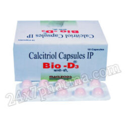 BIO D3 0.25Mcg Capsule 20'S