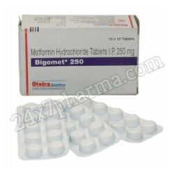 Bigomet 250mg Tablet 30'S
