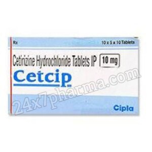 Cetcip 10mg Tablet 30'S