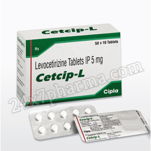 Cetcip L 5mg Tablet 30's