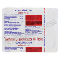 Claglid Met 30mg Tablet 30’s