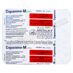 Dapanova M 5/500 Tablet 30’s