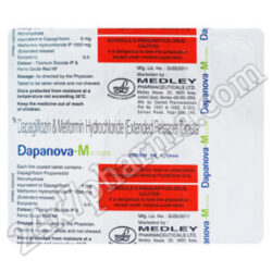 Dapanova M 5/1000 Tablet 30’s