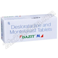 Dazit M Tablet 20'S