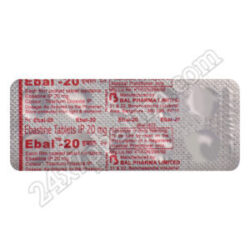 Ebal 20mg Tablet 30'S