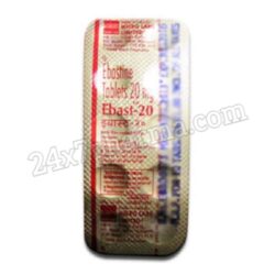 Ebast 20mg Tablet 30'S