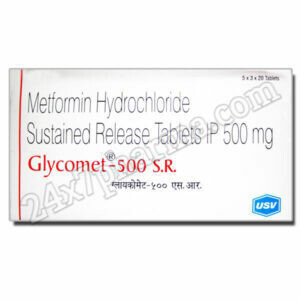 Glycomet SR 500mg Tablet 40's