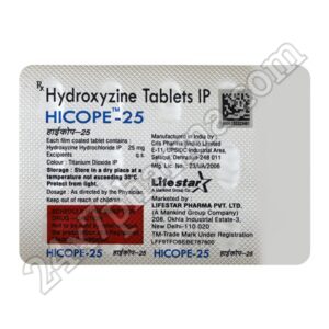 Hicope 25mg Tablet 15's