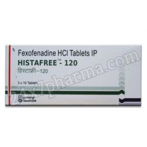 Histafree 120mg Tablet 10'S