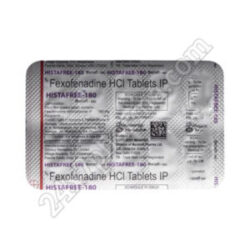 Histafree 180mg Tablet 10'S