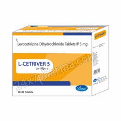 L Cetriver 5mg Tablet 10'S