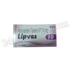 Lipvas 10mg Tablet 30's