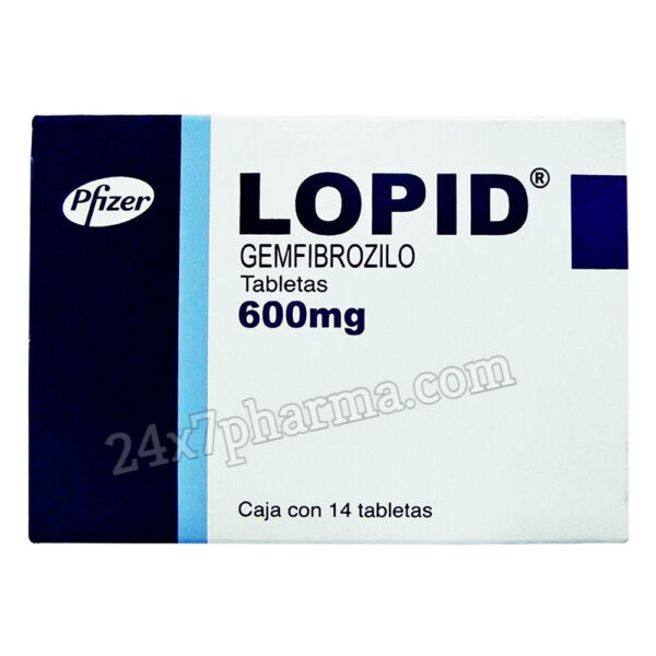 Lopid 600mg Tablet 10'S