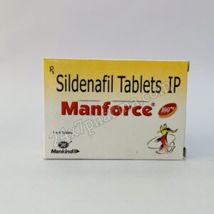 Manforce 100 mg Sildenafil Tablets (80 Tablets)
