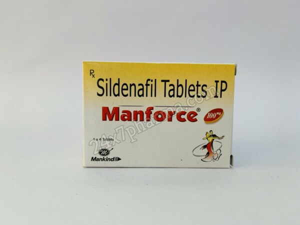 Manforce 100 mg Sildenafil Tablets (80 Tablets)