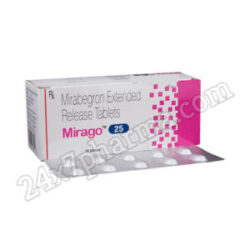 Mirago 25mg Tablet 10'S