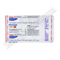 Montair 5mg Chew Tablet 30's