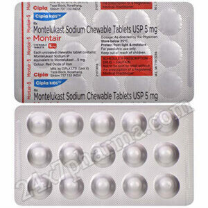 Montair 5mg Chewable Tablet 30'S