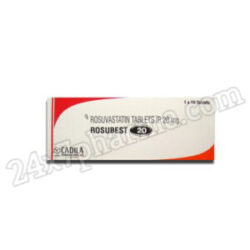 Rosubest 20mg Tablet 20's