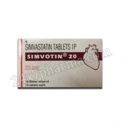 Simvotin 20mg Tablet 20's