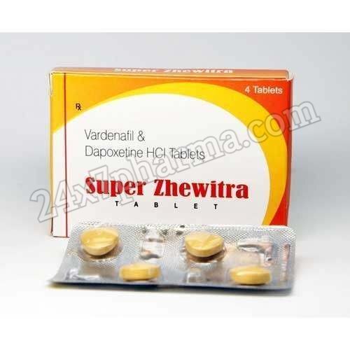 Super Zhewitra Vardenafil Dapoxetine HCL Tablets (40 Tablets)